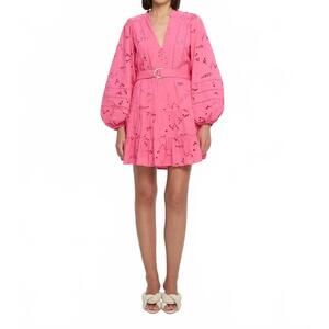 NEW KIVARI corfu mini dress in pink